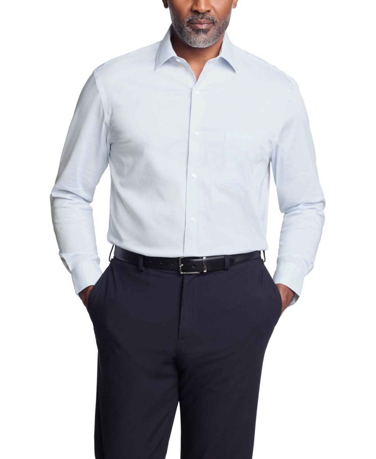 VAN HEUSEN MEN'S REGULAR FIT DRESS SHIRT 