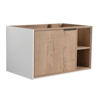 30inch Floating Wall Mounted Bathroom Vanity Soft Close Cabinet Door Single Door Design without Basin