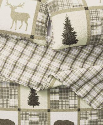 Rustic Lodge All-Season 3 Pc Quilt Set