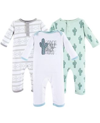 Yoga Sprout Baby Girls Lightweight All-Season Cotton Coveralls - Free hugs 27$