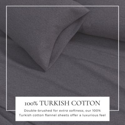 Linery & Co Cotton Blend Flannel Sheet Set