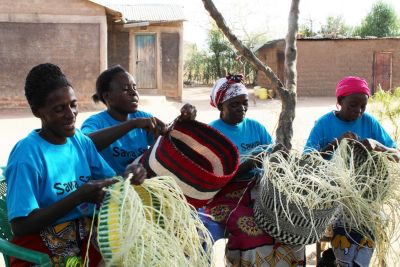 Earth Life Handwoven Sisal Straw Basket Tote