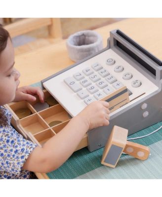 Kaplan Early Learning Dramatic Play Wooden Cash Register