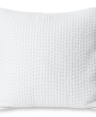 Seed Stitch Quilted Pillow Sham