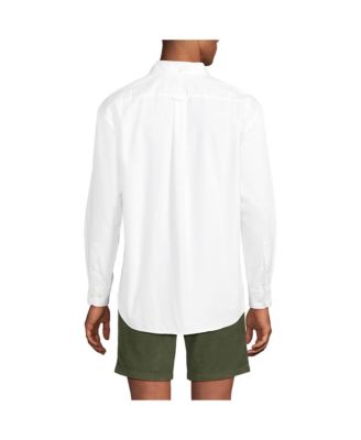 Лендс-Энд Земли Конец Мужские Расслабленно Плыть Монтера Оксфордская Рубашка 11990₽