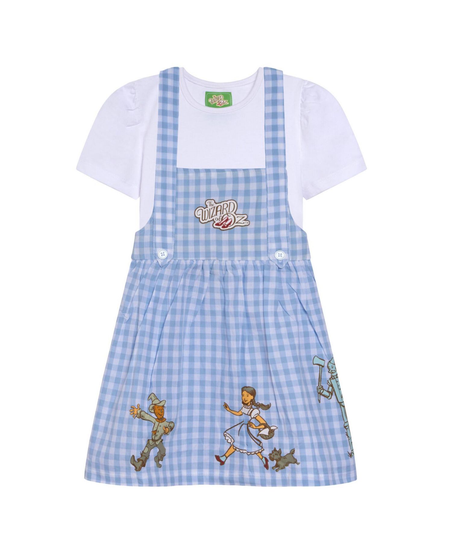 Girls Matching Family Bodysuit and Square Neck and Dress Outfit Set