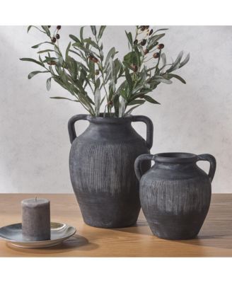 Mira Stoneware Vase (Set of 2)