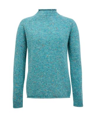 Celtic & Co. Женский свитер с имитацией шеи в стиле Донегол