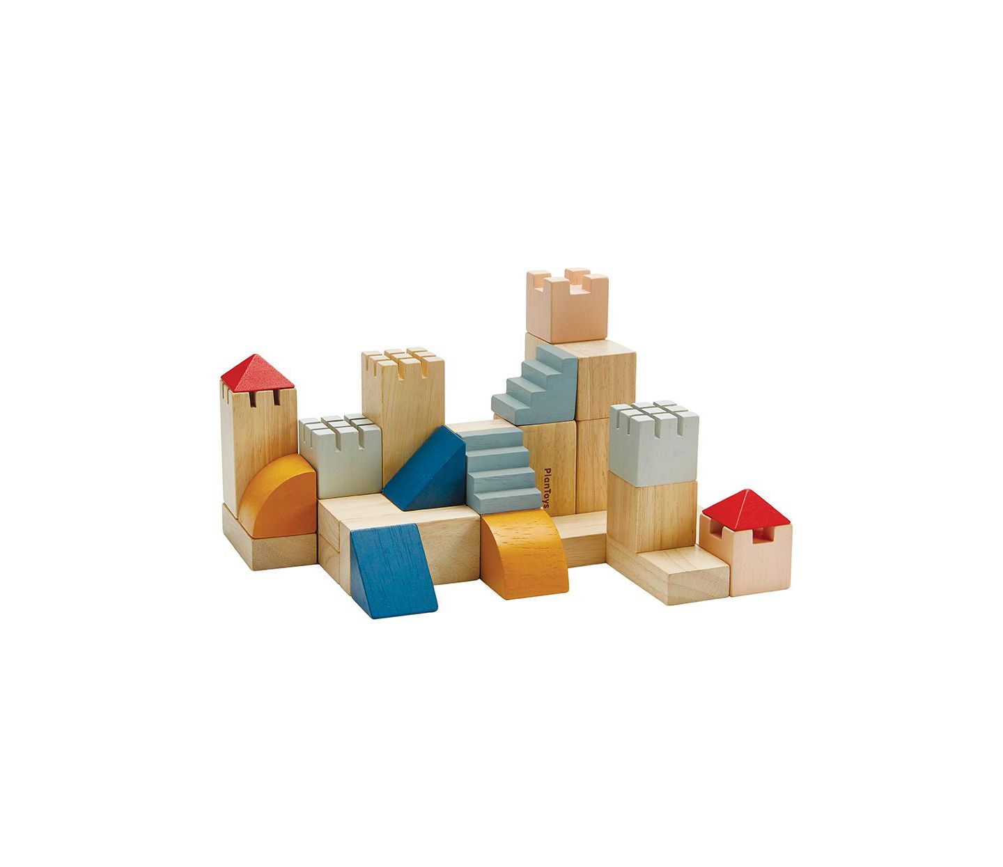 Детские конструкторы PlanToys Orchard 30-Piece Building Blocks Set, Ages 12-24 Months — фото 2