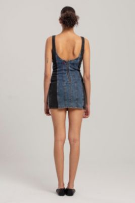 Женское двухцветное джинсовое платье Free Heaven от PCFG