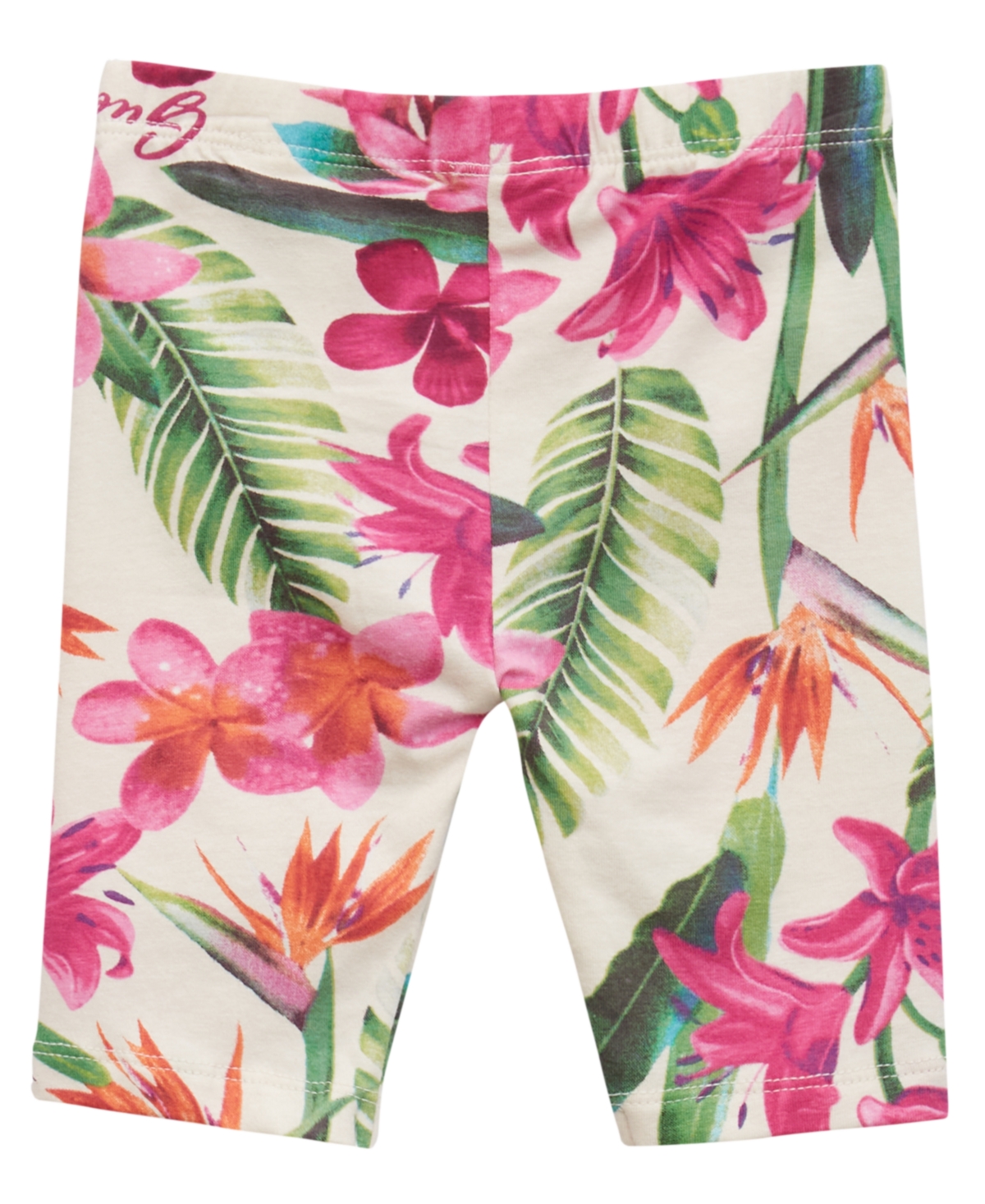 Guess Baby Girls 2-piece Short Sleeve T-shirt And Printed Legging Set In Pink