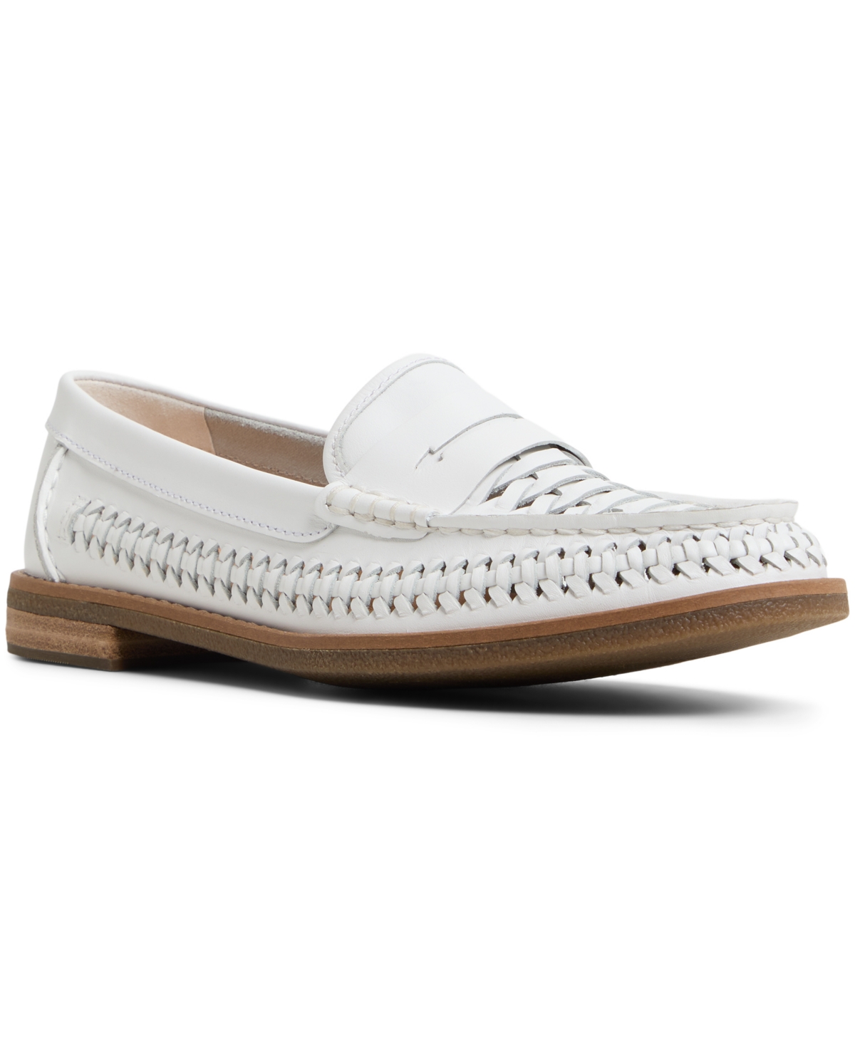 Women's Seaport Woven Slip-On Loafers - White