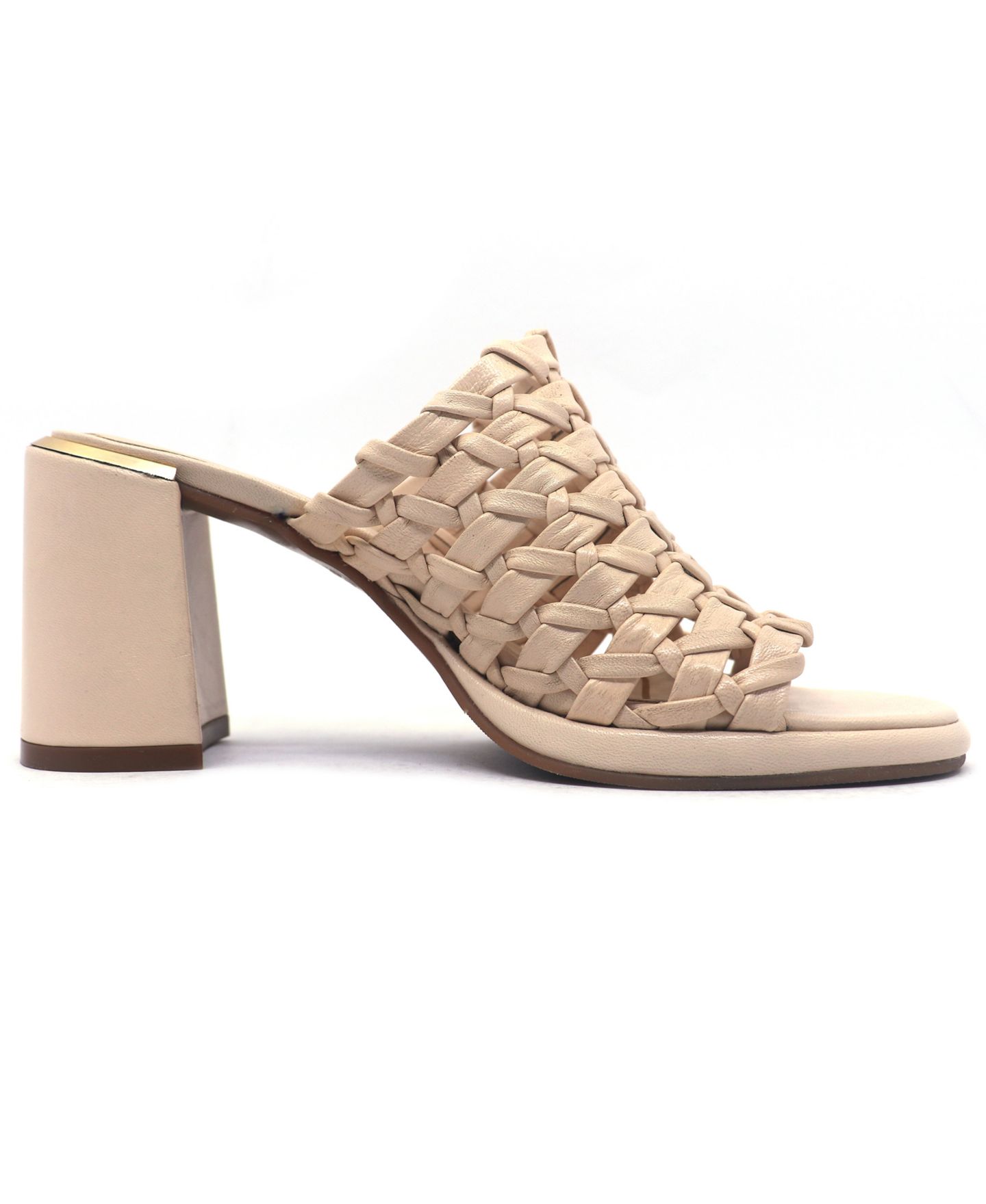 Женские сандалии Kenneth Cole New York Solara Round Toe, цвет: Кремовый кожаный — фото 2