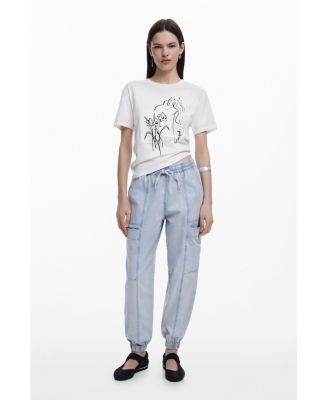 Женские легкие джинсы для бега трусцой Desigual