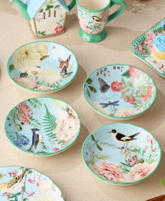 Flora Soup Bowls, Set of 4, Service for 4