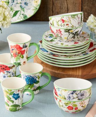 Greenhouse 16-Pc. Dinnerware Set, Service for 4