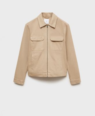 Мужская джинсовая куртка с карманами MANGO Mango Mens 18090₽