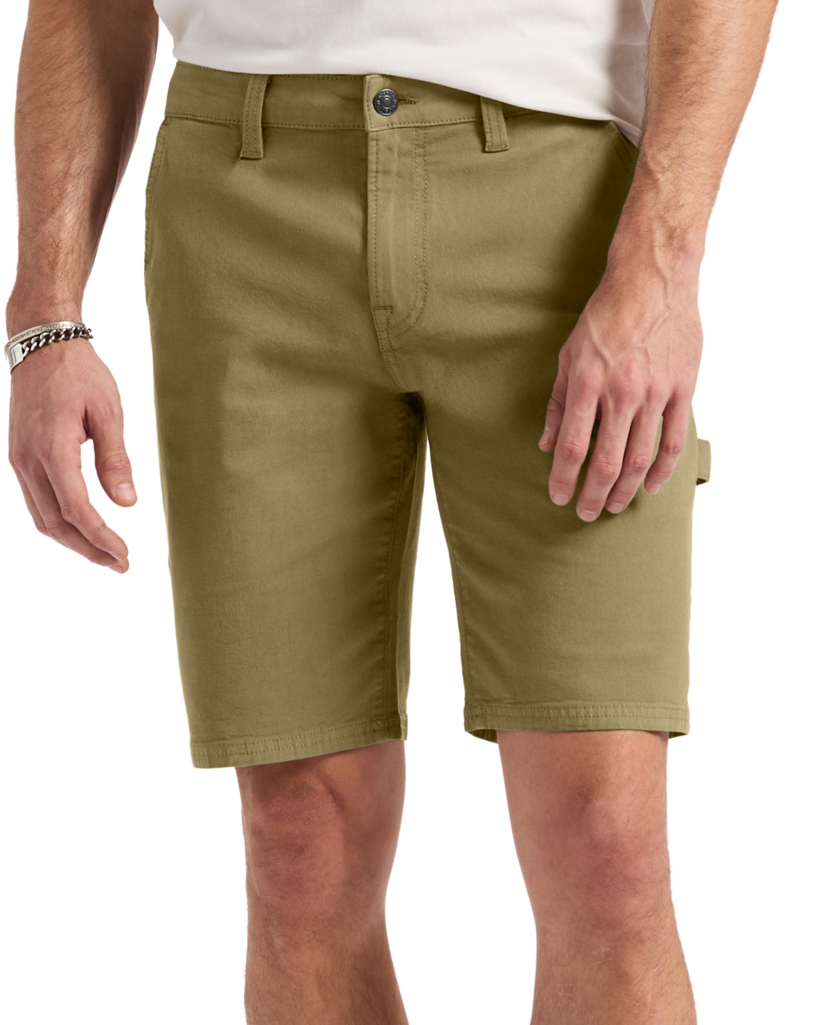 Buffalo David Bitton Men's Dean Utility Shorts In Olive