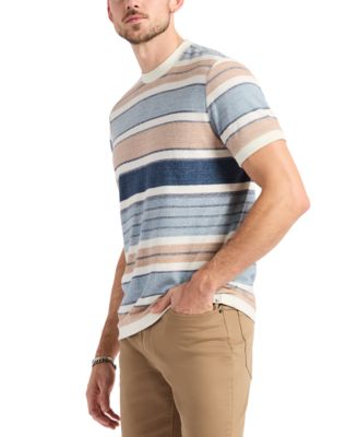 Men's Konnair Textured Jersey Stripe T-Shirt