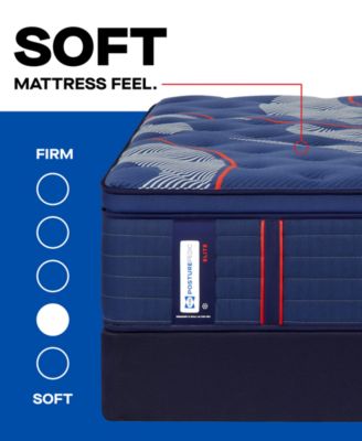 Posturepedic Elite Albany II 15" Soft Euro Pillow Top Mattress Set - Queen