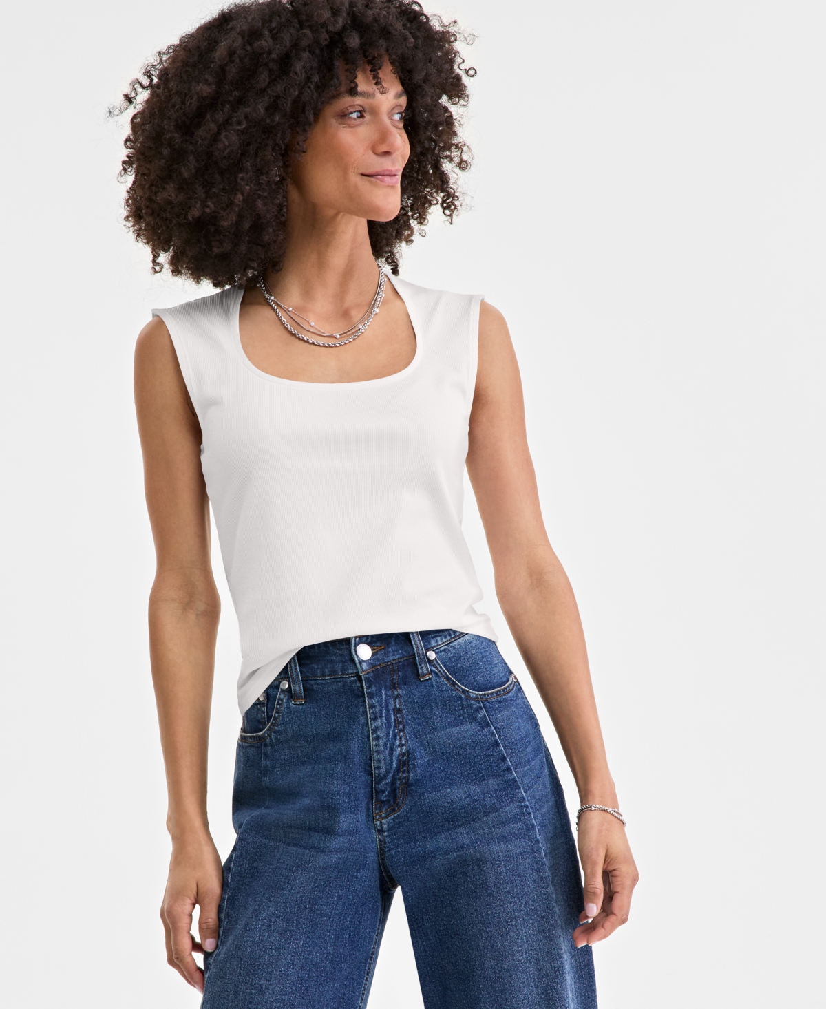 Shop On 34th Women's Knit Scoop-neck Raglan-cap-sleeve Top, Exclusively At Macy's In Pastel Rose