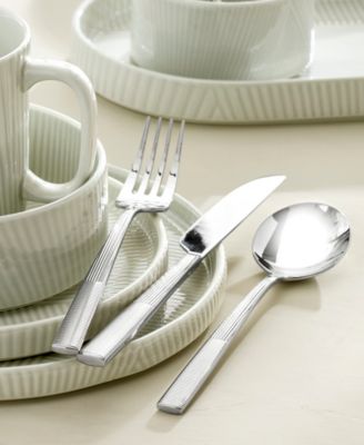 Modulus Mirror 20-Pc. Flatware Set, Service for 4		