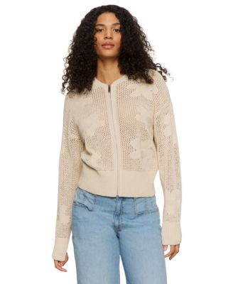 Женская хлопковая куртка Sanctuary с цветочным принтом и открытой строчкой Sanctuary