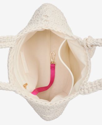 Crochet Medium Tote Bag, Exclusively at Macy's