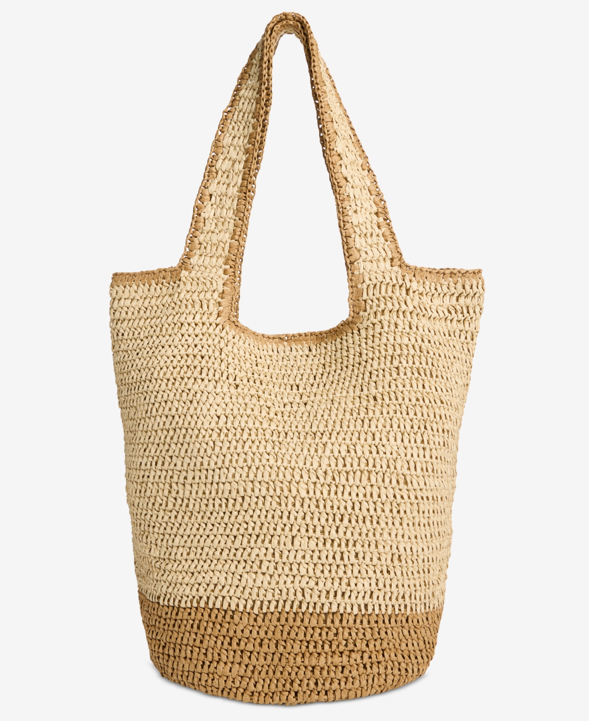 Extra Large Soft Packable Tote, Exclusively at Macy's - Natural/ Brown
