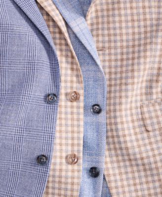 Men's Modern-Fit Check Sport Coat