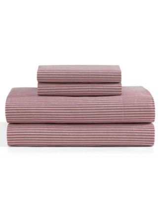 Printed 200-Thread Count Cotton Percale 4-Pc. Sheet Set, Queen