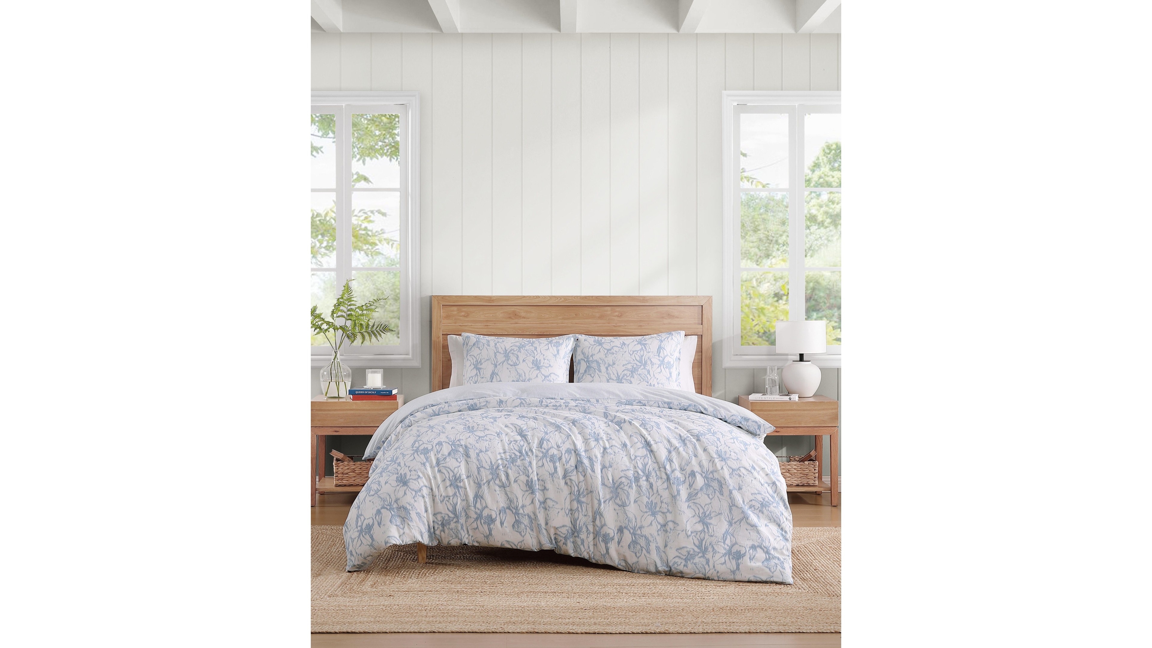 Tommy Hilfiger Ethereal Floral Cotton 3-Pc. Duvet Cover Set, King