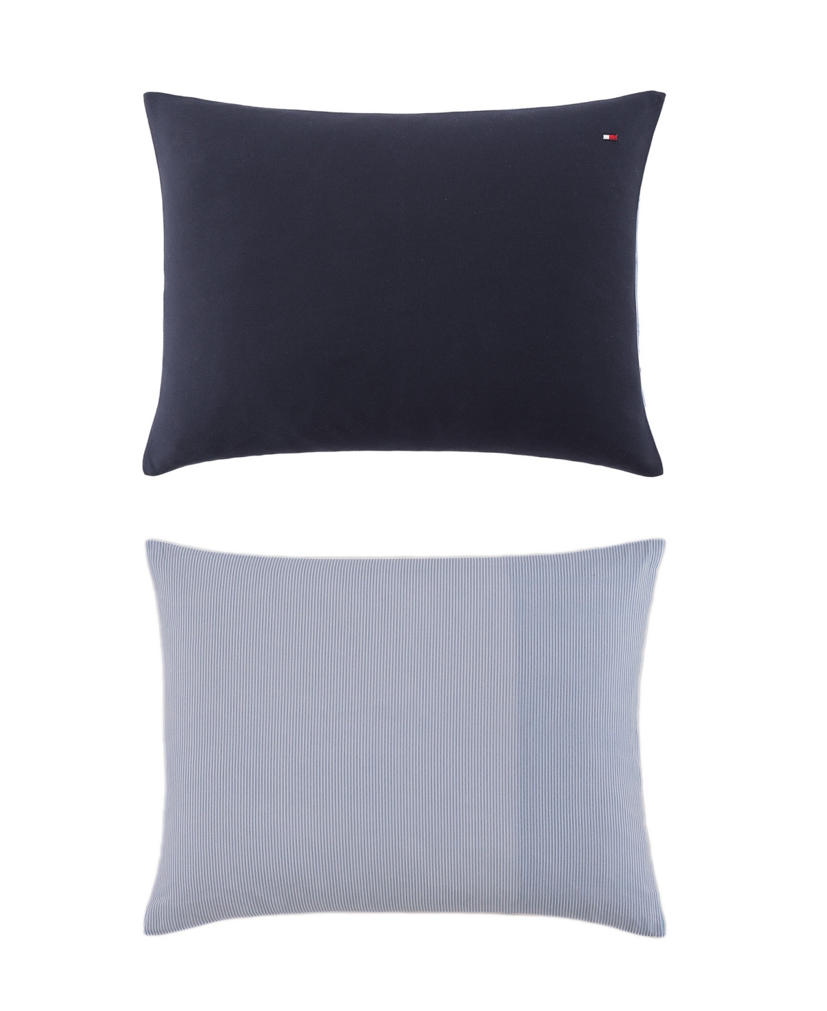 Tommy Hilfiger Micro Pique 3-pc. Duvet Cover Set, Full/queen In Navy