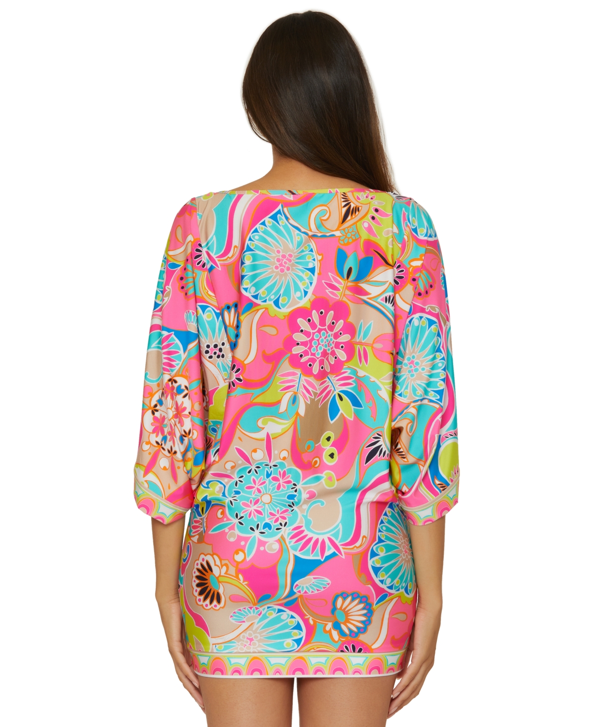 TRINA TURK WOMEN'S VENUS SWIM TUNIC COVER-UP 