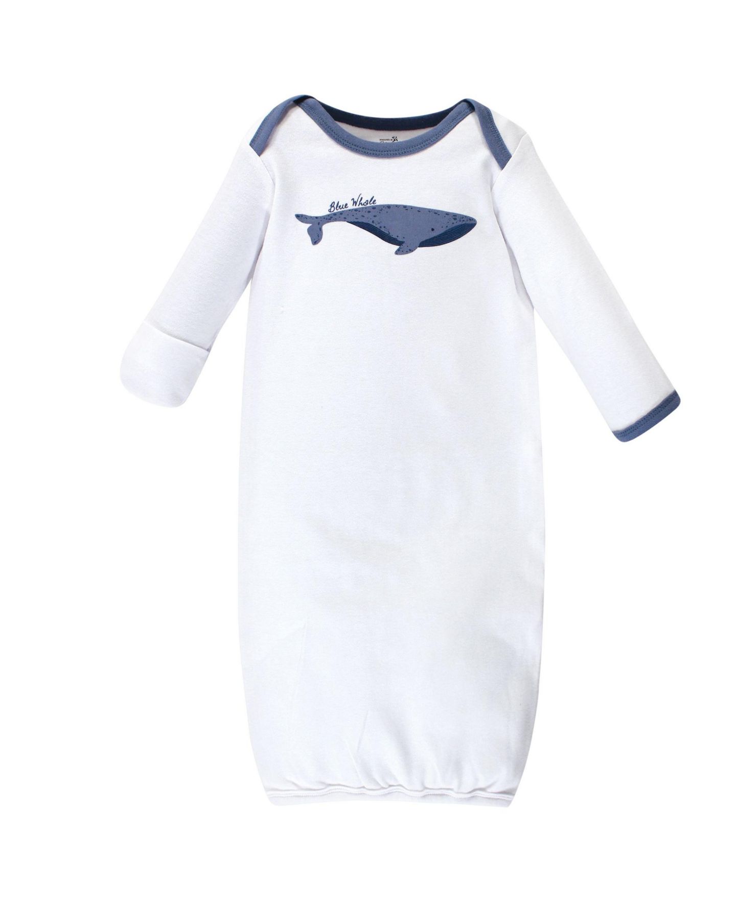 Платья Touched by Nature Soft Natural Cotton Sleep Gowns для мальчиков-малышей, цвет: Синий — фото 4