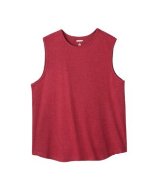 Серебристый охлаждающий мышечный резервуар KingSize Big & Tall с изогнутым подолом