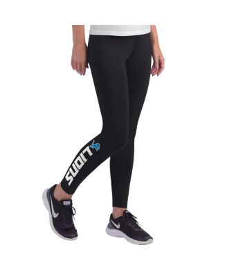 Женские черные леггинсы Detroit Lions Lila от MSX by Michael Strahan