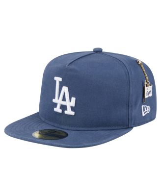 Men's Blue Los Angeles Dodgers Championship Side Flag A-Frame 59FIFTY Fitted Hat