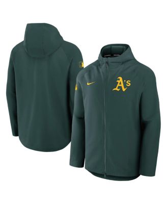 Nike - Men's Green Athletics Authentic Collection Raglan Performance Full-Zip Jacket