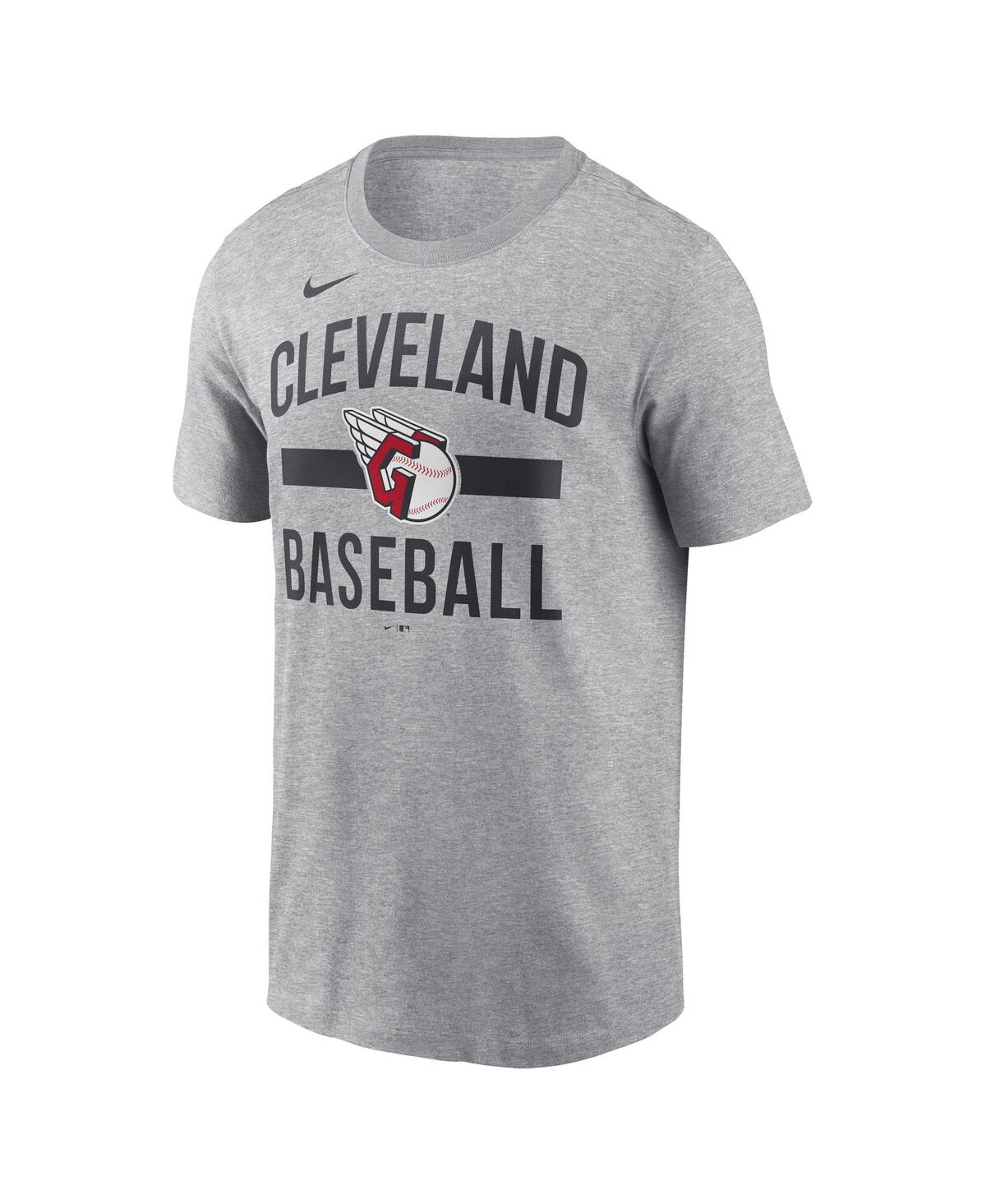 Nike Men's Heather Gray Cleveland Guardians Arched T-Shirt