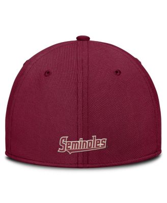 Мужская кепка Nike Garnet Florida State Seminoles 2025 Dugout Coachs Rise Swoosh Performance Flex от Nike.