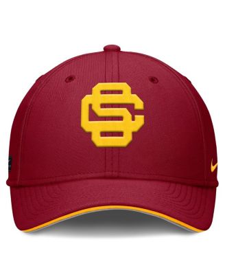 Мужская бейсболка Nike Cardinal USC Trojans 2025 Dugout Coachs Rise Swoosh Performance Flex