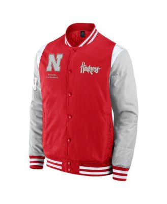 Мужская куртка Fanatics Scarlet Nebraska Huskers Elements Elite на полной застежке
