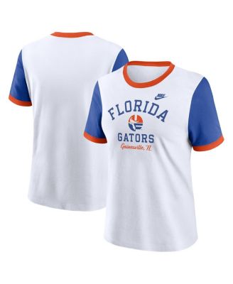 Nike - Women's White Florida Gators Legacy Fundamental Expression Tri-Blend T-Shirt