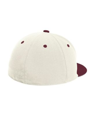 Мужская бейсболка Adidas кремового цвета Texas A&M Aggies, облегающая фигуру