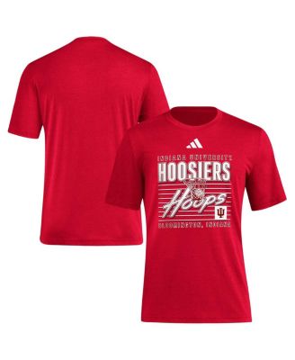 adidas - Men'sCrimson Indiana Hoosiers Locker Swish Tri-Blend T-shirt