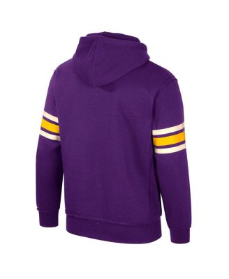 Men's Purple LSU Tigers Saluting Pullover Hoodie