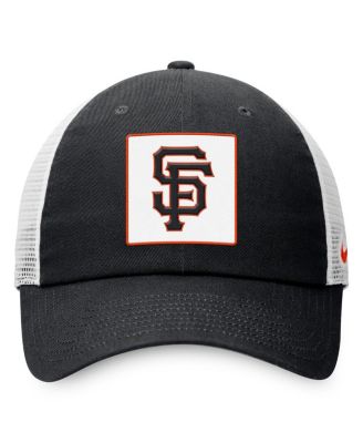 Men's Black San Francisco Giants Rise Adjustable Trucker Hat