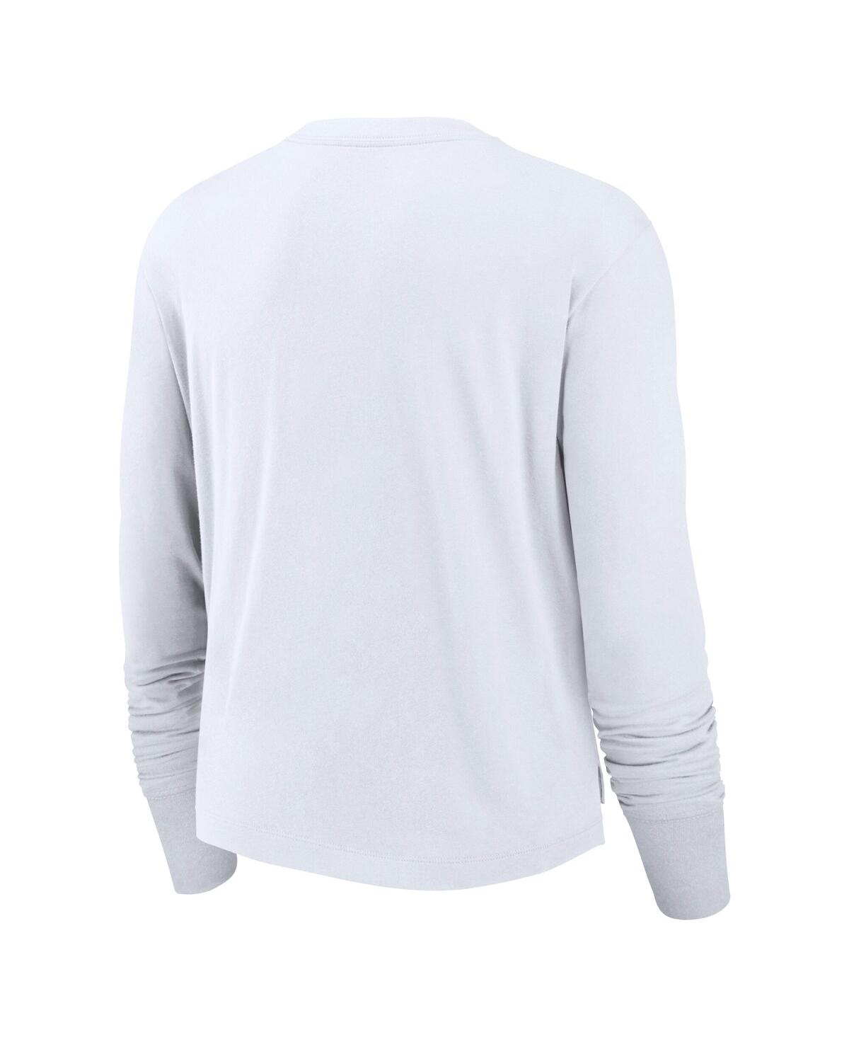 Nike Women's White St. Louis Cardinals Cooperstown Collection Long Sleeve T-shirt In White