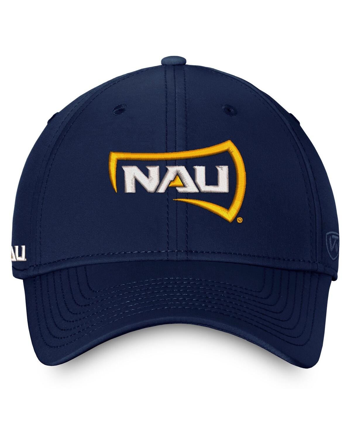 Top Of The World Men's True Navy Northern Arizona Lumberjacks Reflex Flex Hat In True Navy